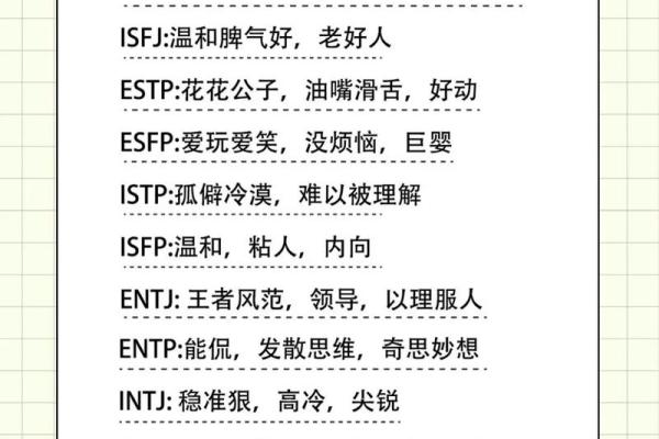 MBTI流年建议：16型人格的注意事项