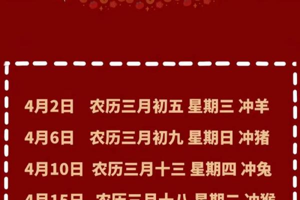 2026年4月乔迁新居吉日