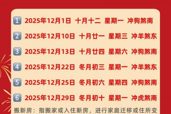 2026年乔迁吉日查询，最佳搬家时间推荐
