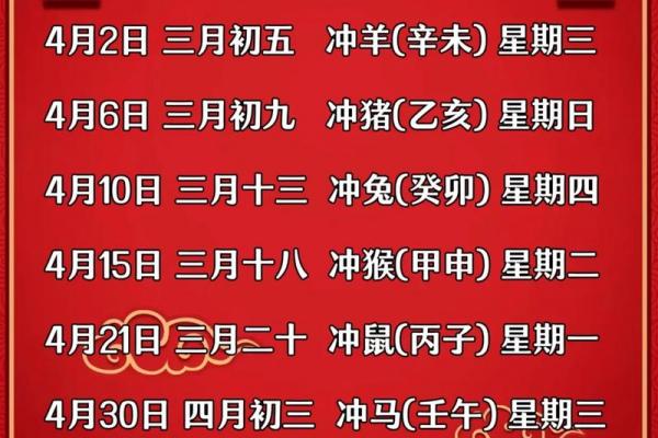 2026年4月结婚入宅最好吉日，黄道吉日一览表