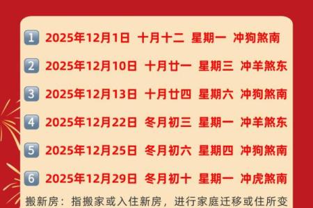 十一月份搬家的黄道吉日2026
