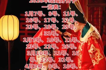 黄道吉日2024年15月吉日有哪些日子适合结婚