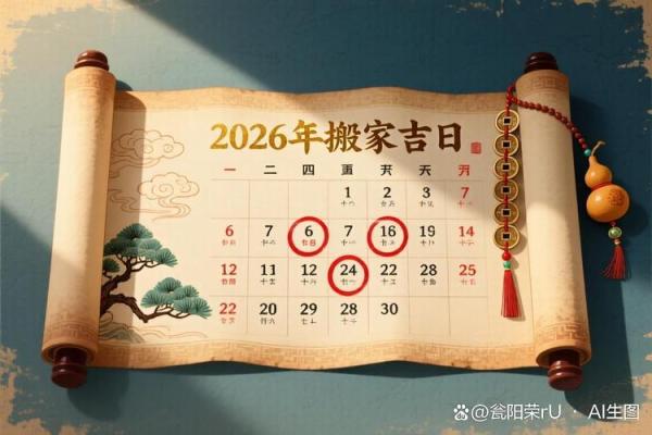系列：乔迁吉日2026最佳乔迁时间